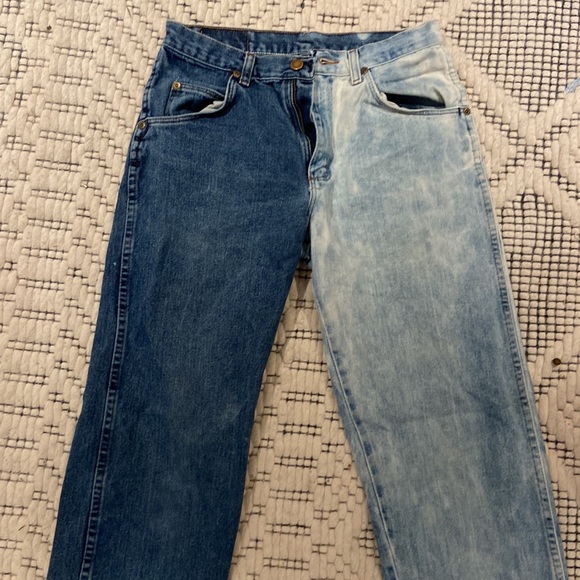 Custom two toned boyfriend jeans - Picture 3 of 5